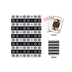 Snowflakes - Christmas pattern Playing Cards (Mini) 