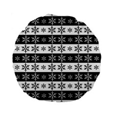 Snowflakes - Christmas pattern Standard 15  Premium Round Cushions