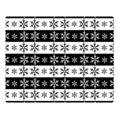 Snowflakes - Christmas pattern Double Sided Flano Blanket (Large) 