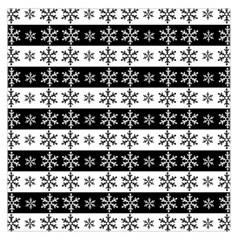 Snowflakes - Christmas pattern Large Satin Scarf (Square)