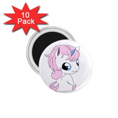 Baby Unicorn 1 75  Magnets (10 Pack)  by Valentinaart