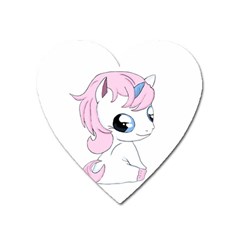 Baby Unicorn Heart Magnet