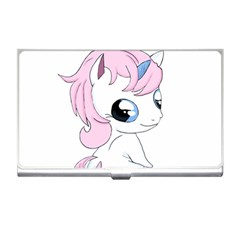 Baby Unicorn Business Card Holders by Valentinaart