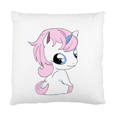 Baby Unicorn Standard Cushion Case (one Side) by Valentinaart