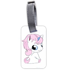 Baby Unicorn Luggage Tags (two Sides) by Valentinaart