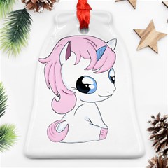 Baby Unicorn Ornament (bell) by Valentinaart