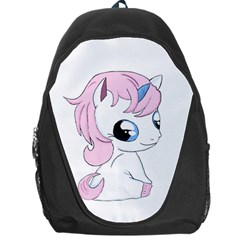 Baby Unicorn Backpack Bag by Valentinaart