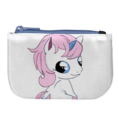 Baby Unicorn Large Coin Purse by Valentinaart