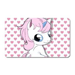 Baby Unicorn Magnet (rectangular) by Valentinaart