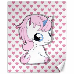 Baby Unicorn Canvas 16  X 20   by Valentinaart