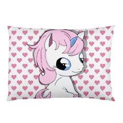 Baby Unicorn Pillow Case by Valentinaart