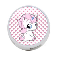 Baby Unicorn 4-port Usb Hub (one Side) by Valentinaart