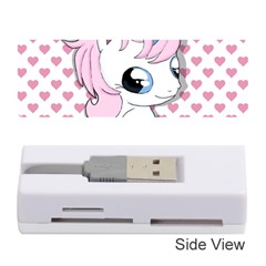 Baby Unicorn Memory Card Reader (stick)  by Valentinaart