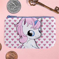 Baby Unicorn Large Coin Purse by Valentinaart