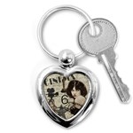 Vintage Cinema Key Chains (Heart)  Front