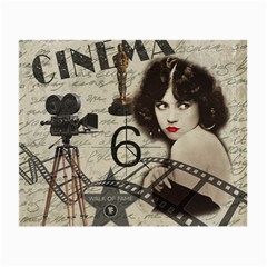 Vintage Cinema Small Glasses Cloth by Valentinaart