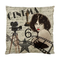 Vintage Cinema Standard Cushion Case (one Side) by Valentinaart