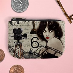 Vintage Cinema Mini Coin Purses by Valentinaart