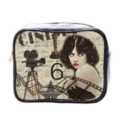 Vintage Cinema Mini Toiletries Bags by Valentinaart