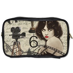 Vintage Cinema Toiletries Bags by Valentinaart