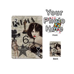 Vintage Cinema Playing Cards 54 (mini)  by Valentinaart