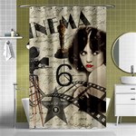 Vintage Cinema Shower Curtain 48  x 72  (Small)  Curtain(48  X 72 ) - 42.18 x64.8  Curtain(48  X 72 )