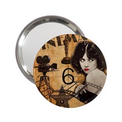 Vintage Cinema 2 25  Handbag Mirrors by Valentinaart