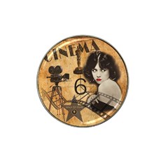 Vintage Cinema Hat Clip Ball Marker by Valentinaart