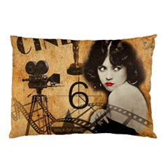 Vintage Cinema Pillow Case by Valentinaart