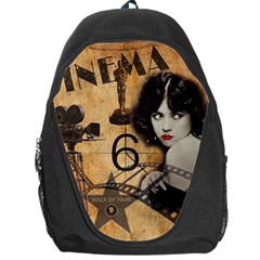 Vintage Cinema Backpack Bag by Valentinaart