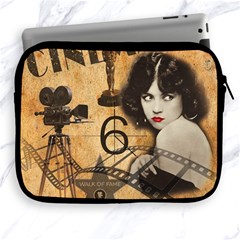 Vintage Cinema Apple Ipad 2/3/4 Zipper Cases by Valentinaart