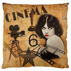 Vintage Cinema Standard Flano Cushion Case (one Side) by Valentinaart