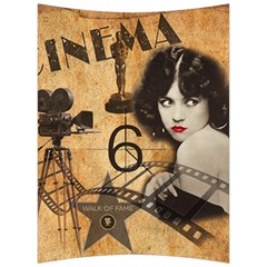 Vintage Cinema Back Support Cushion by Valentinaart