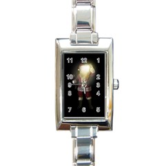 Santa Killer Rectangle Italian Charm Watch by Valentinaart