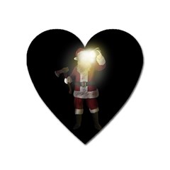 Santa Killer Heart Magnet