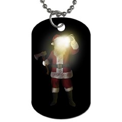 Santa Killer Dog Tag (one Side) by Valentinaart