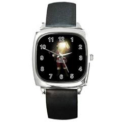 Santa Killer Square Metal Watch by Valentinaart