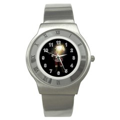 Santa Killer Stainless Steel Watch by Valentinaart