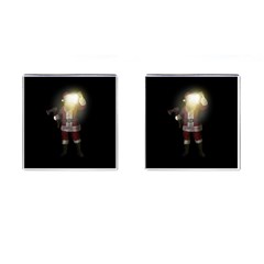 Santa Killer Cufflinks (square) by Valentinaart