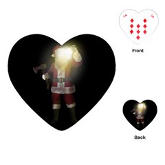 Santa Killer Playing Cards (heart)  by Valentinaart