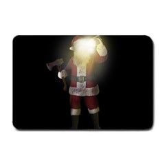 Santa Killer Small Doormat  by Valentinaart