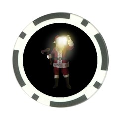 Santa Killer Poker Chip Card Guard by Valentinaart