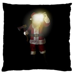 Santa Killer Large Cushion Case (two Sides) by Valentinaart