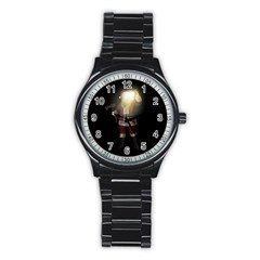 Santa Killer Stainless Steel Round Watch by Valentinaart