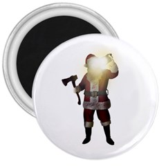 Santa Killer 3  Magnets by Valentinaart