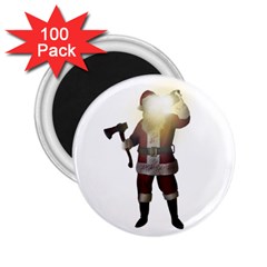 Santa Killer 2 25  Magnets (100 Pack)  by Valentinaart