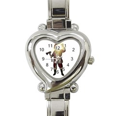 Santa Killer Heart Italian Charm Watch by Valentinaart