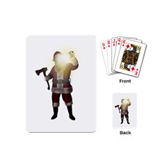 Santa Killer Playing Cards (mini)  by Valentinaart