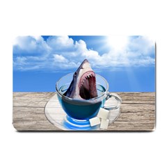 Cup Of Tea Small Doormat  by Valentinaart