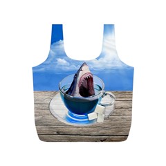 Cup Of Tea Full Print Recycle Bags (s)  by Valentinaart